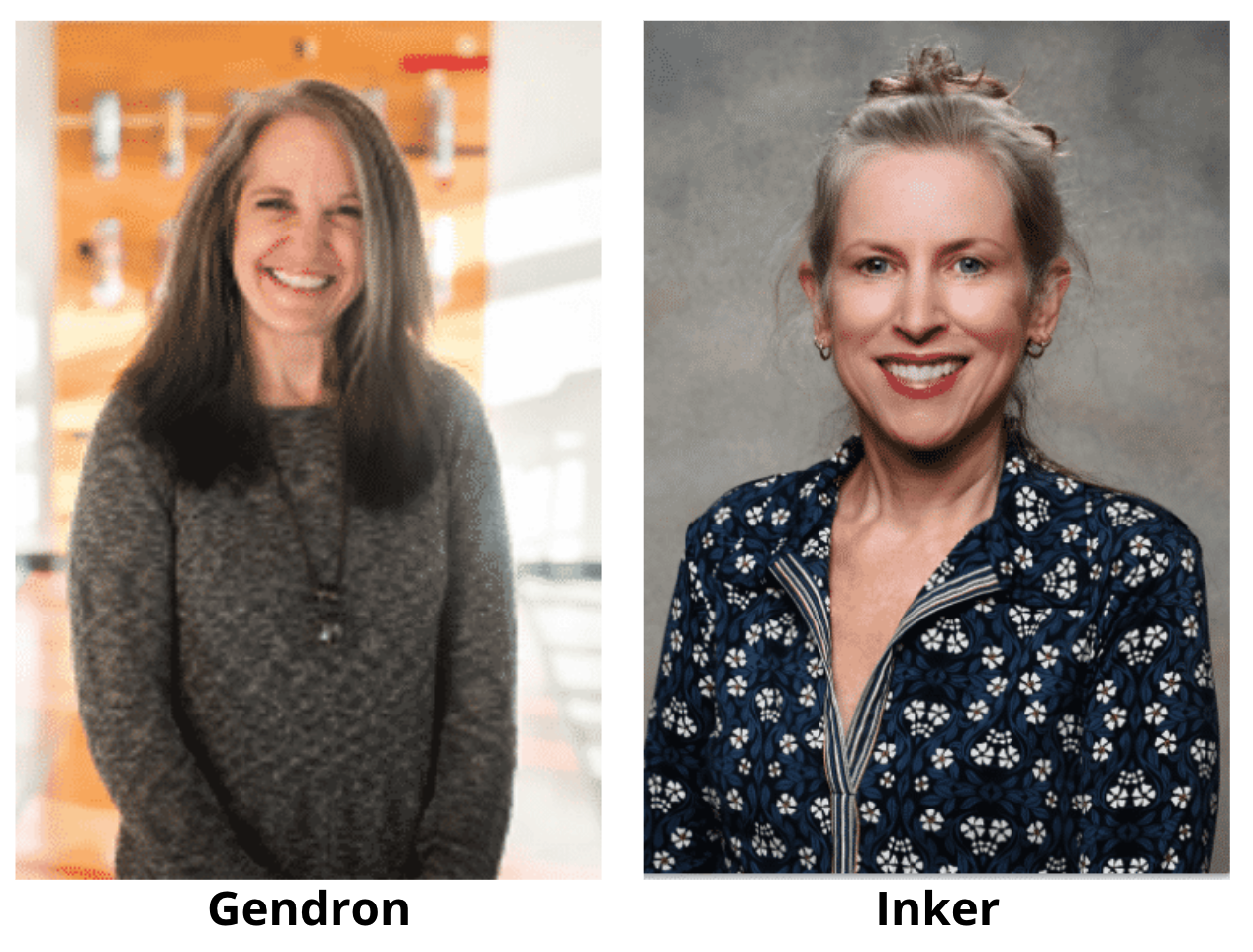 Gendron_Inker award picture of both Faculty